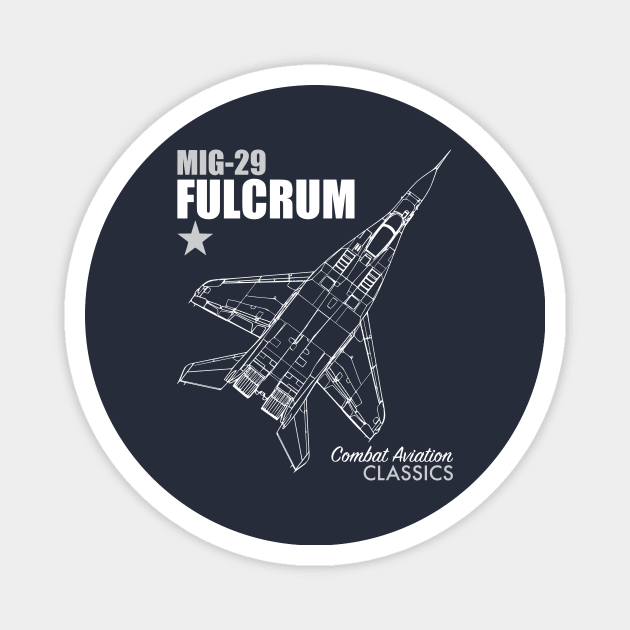 Mig-29 Fulcrum Magnet by Firemission45